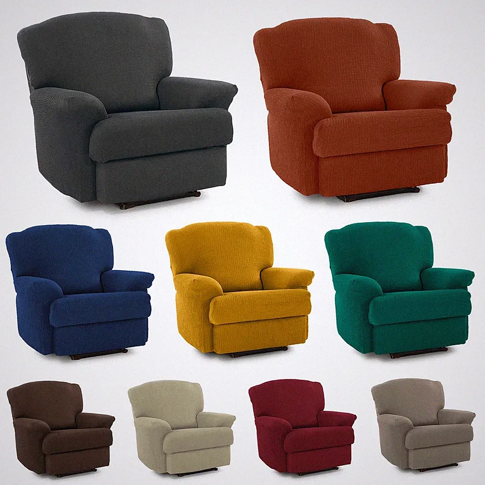 1 Seater Recliner Armchair Slipcover Stretch Elastic Sofa Couch Protector Fabric