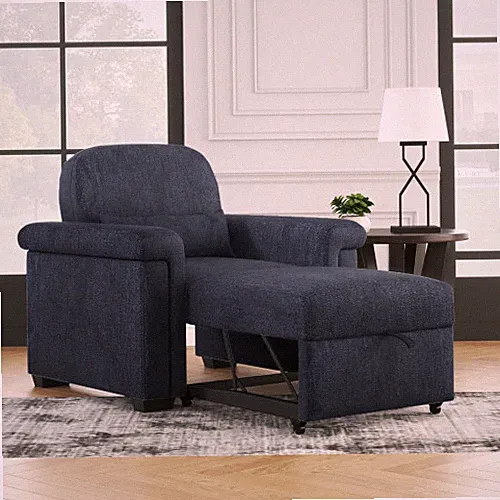 3 in 1 Convertible Sleeper Chair Sofa Bed Pull Out Couch Sofa Armchair w/ Pillow