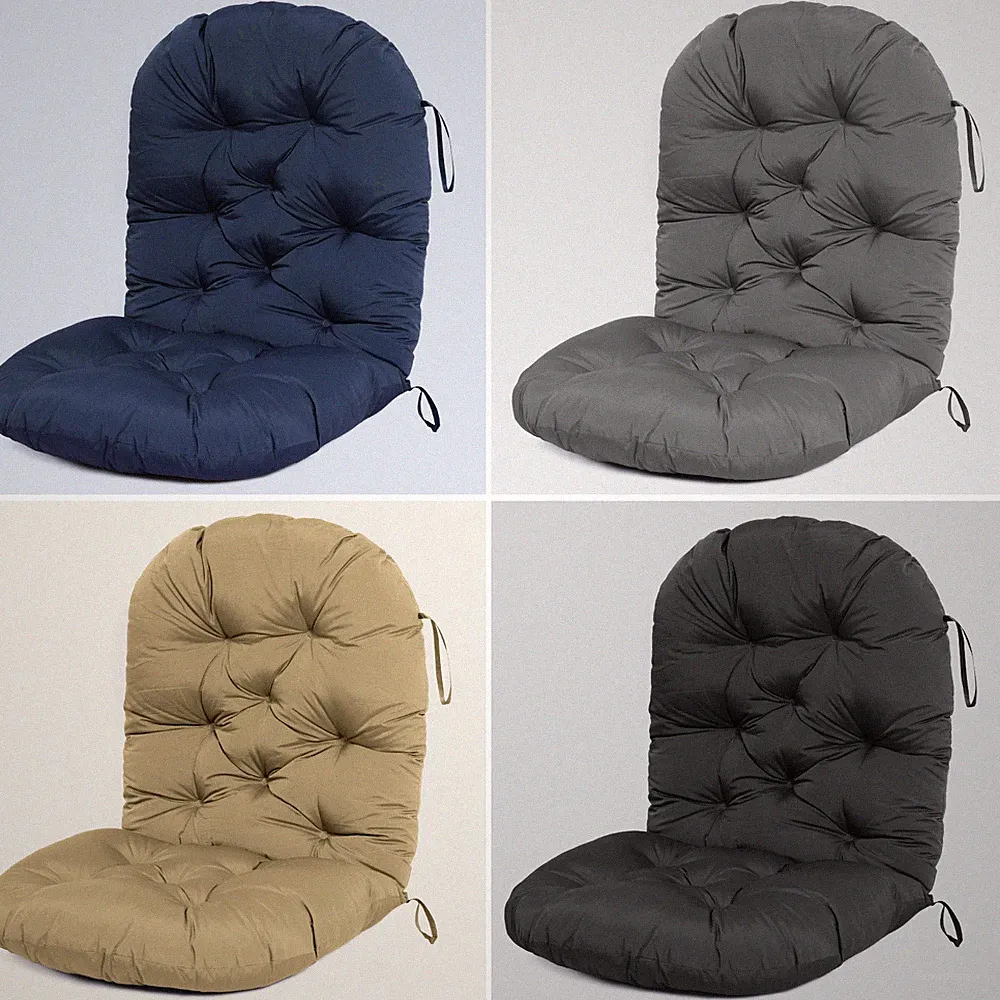 High Back Swivel Rocker Cushion Replacement Pad Thickened Rocking Chair Seat Pad