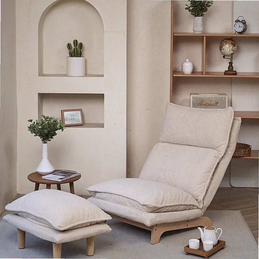 Lazy Sofa Balcony Leisure Chair – Foldable Reclining Chair, Single Sofa