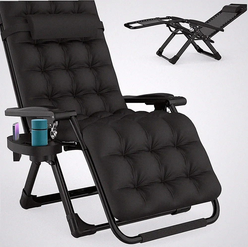 Ultimate Zero Gravity Reclining Chair with Cup Holder & Removable Cushion